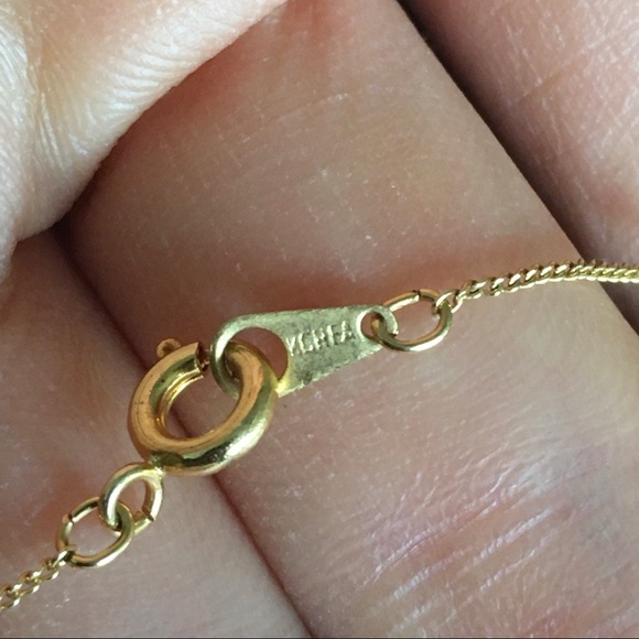 Two Delicate and Dainty Vintage Gold Tone Necklaces - Picture 16 of 16